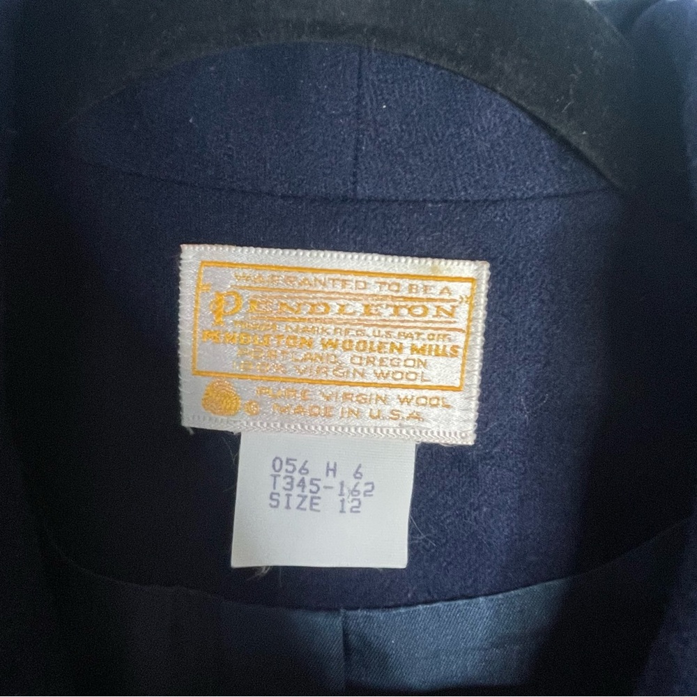Vintage Pendleton Structured Blazer Jacket Virgin… - image 4